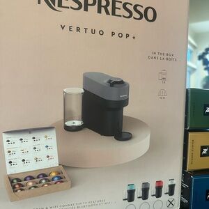 Nespresso Vertuo Pop+ in Black and Gray